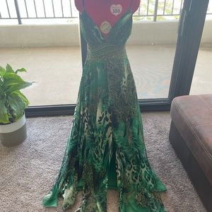 Beautiful Green Prom Dress - Only worn once